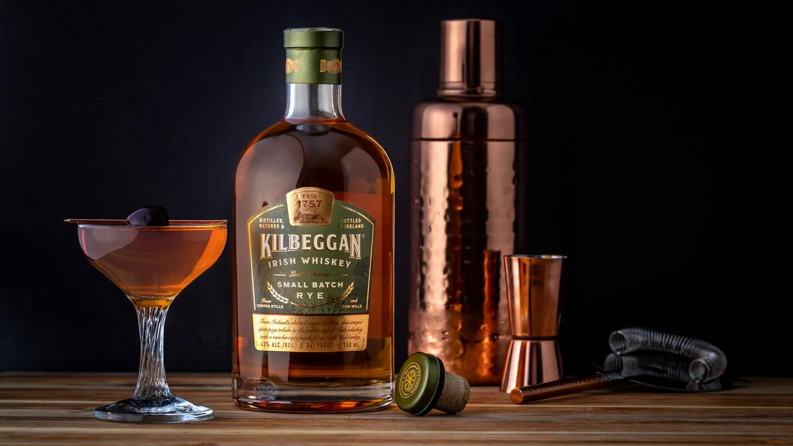 Cocktails and bottle