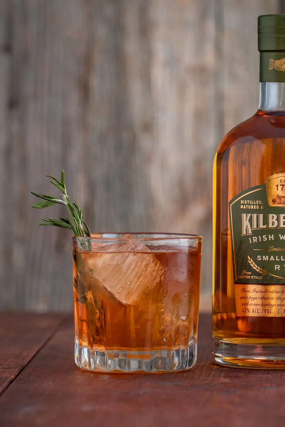 kilbeggan whisky cocktail rye old fashioned